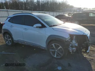 2021 Hyundai Kona Limited with VIN KM8K33A53MU602509, listed as a Copart auction lot 42932075 with 48,191 mi miles and Salvage Title. Bid and sale history available at carsss.com. Image 4.