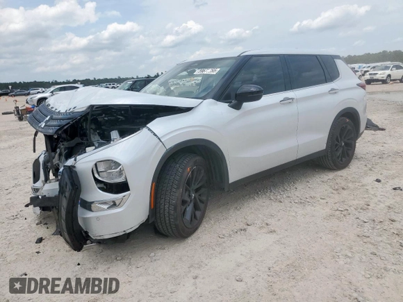 2023 Mitsubishi Outlander SE с VIN JA4J3UA80PZ018327, выставлен на аукционе Copart как лот 59672255 с пробегом 52 572 миль миль и Списание • Salvage title. История ставок и продаж доступна на DreamBid. Изображение 1.
