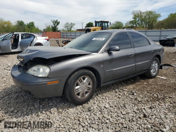 2005 Mercury Sable LS z VIN 1MEFM55S75A619345, wystawiony jako Copart lot #55858325 z przebiegiem Nie podano mil oraz Szkoda całkowita • Salvage title. Historia ofert i sprzedaży dostępna na DreamBid. Obrazek 1.