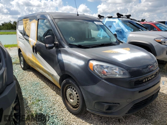 2019 Ram ProMaster City Cargo Tradesman with VIN ZFBHRFAB2K6M68262, listed as a Copart auction lot 70468304 with 62,140 mi miles and Non Repairable. Bid and sale history available at DreamBid. Image 4.