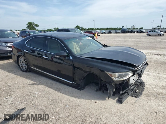 2014 Lexus LS 460 z VIN JTHBL5EF0E5131013, wystawiony jako Copart lot #56685775 z przebiegiem 217 666 mil mil oraz Szkoda całkowita • Salvage title. Historia ofert i sprzedaży dostępna na DreamBid. Obrazek 4.
