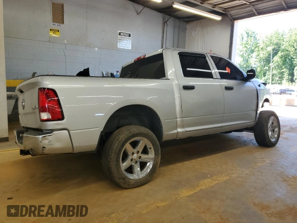 2015 Ram 1500 Express with VIN 1C6RR7KT4FS600263, listed as a Copart auction lot 57280415 with Not provided miles and Salvage title. Bid and sale history available at DreamBid. Image 3.