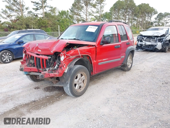 2003 Jeep Liberty Sport with VIN 1J4GL48K73W553002, listed as a IAAI auction lot 42062428 with 64,243 mi miles and . Bid and sale history available at DreamBid. Image 2.