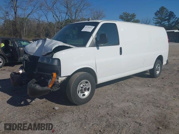 2021 GMC Savana Cargo Van with VIN 1GTW7BF77M1163122, listed as a IAAI auction lot 41716607 with 90,950 mi miles. Bid and sale history available at carsss.com. Image 17.