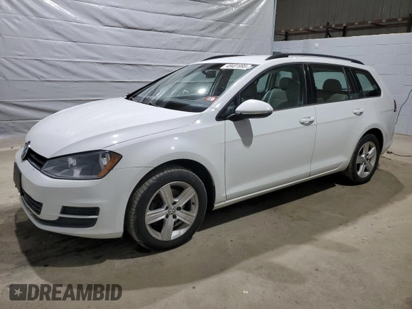 2015 Volkswagen Golf SportWagen TDI SE with VIN 3VWCA7AU0FM501705, listed as a Copart auction lot 48481995 with 133,894 mi miles and Salvage Title. Bid and sale history available at carsss.com. Image 1.
