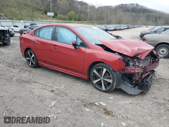 2018 Subaru Impreza Special Sports with VIN 4S3GKAM69J3624408, listed as a Copart auction lot 52558285 with 43,228 mi miles and Salvage title. Bid and sale history available at DreamBid. Image 4.