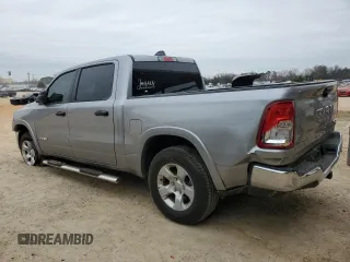 2025 Ram 1500 Big Horn with VIN 1C6RRFFG5SN509938, listed as a Copart auction lot 45376955 with 8,209 mi miles and Salvage Title. Bid and sale history available at carsss.com. Image 2.