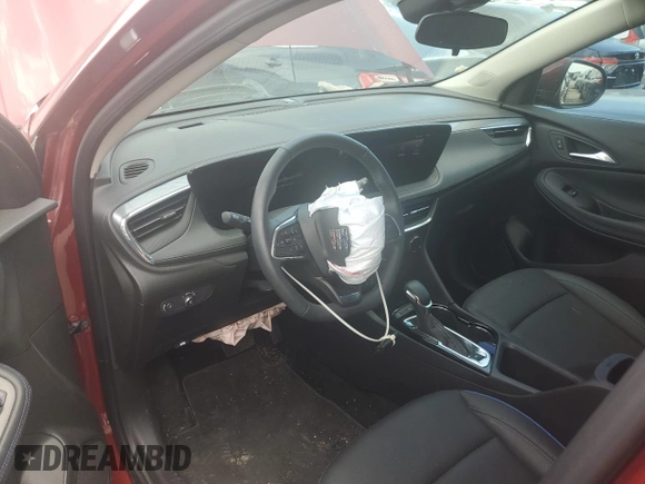 2025 Buick Encore GX Sport Touring with VIN KL4AMDSL5SB021788, listed as a Copart auction lot 50718585 with 6,597 mi miles and Salvage title. Bid and sale history available at DreamBid. Image 7.
