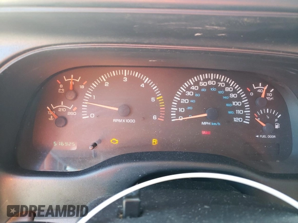 2000 Dodge Dakota Sport with VIN 1B7GL22N5YS524111, listed as a Copart auction lot 46151735 with 516,925 mi miles and Salvage Title. Bid and sale history available at carsss.com. Image 9.