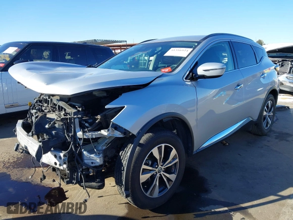 2020 Nissan Murano SV z VIN 5N1AZ2BJ3LN135407, wystawiony jako IAAI lot #41316924 z przebiegiem 83 656 mil mil oraz . Historia ofert i sprzedaży dostępna na DreamBid. Obrazek 18.