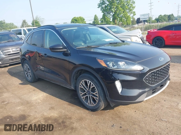2020 Ford Escape SEL with VIN 1FMCU9H63LUA96861, listed as a IAAI auction lot 42469239 with 59,791 mi miles and . Bid and sale history available at DreamBid. Image 1.