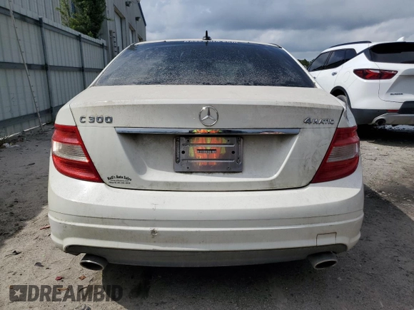 2011 Mercedes-Benz C 300 Sport with VIN WDDGF8BB7BR177501, listed as a Copart auction lot 58355205 with 120,228 mi miles and Clean title. Bid and sale history available at DreamBid. Image 6.