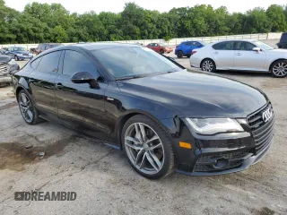 2015 Audi A7 Prestige with VIN WAU2GAFC4FN004752, listed as a Copart auction lot 59926045 with 125,855 mi miles and Salvage title. Bid and sale history available at DreamBid. Image 4.