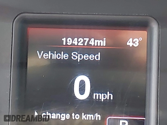 2012 Dodge Charger SE with VIN 2C3CDXBG5CH101849, listed as a IAAI auction lot 42053824 with 194,274 mi miles and . Bid and sale history available at DreamBid. Image 7.