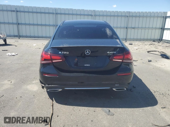 2019 Mercedes-Benz A 220 with VIN WDD3G4FB3KW012643, listed as a Copart auction lot 53323715 with Not Provided miles and Salvage Title. Bid and sale history available at DreamBid. Image 6.