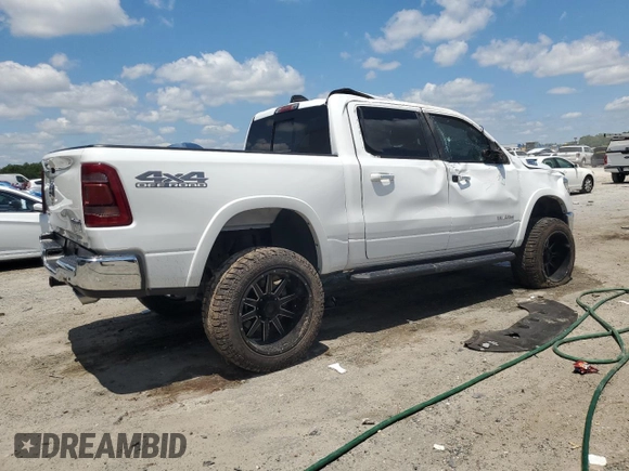 2021 Ram 1500 Laramie z VIN 1C6SRFJTXMN719184, wystawiony jako Copart lot #57024995 z przebiegiem 70 194 mil mil oraz Nie do naprawy • Non repairable. Historia ofert i sprzedaży dostępna na DreamBid. Obrazek 3.
