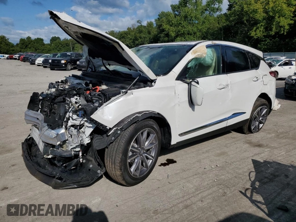 2023 Acura RDX w/Technology Package with VIN 5J8TC2H56PL016987, listed as a Copart auction lot 67961424 with Not Provided miles and Salvage Title. Bid and sale history available at carsss.com. Image 1.