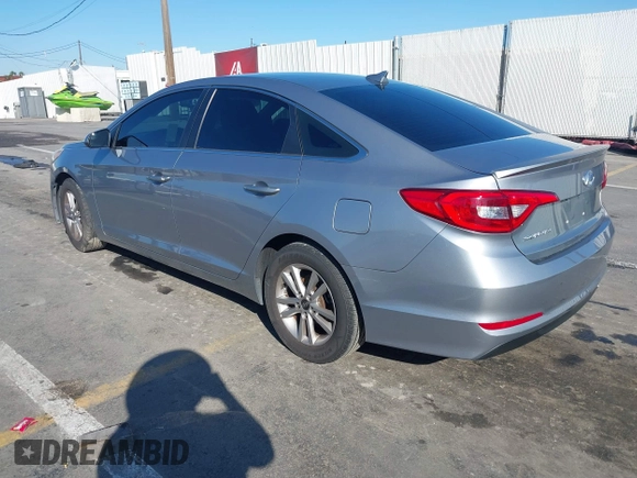 2017 Hyundai Sonata SE with VIN 5NPE24AF3HH564783, listed as a IAAI auction lot 41744125 with Not Provided miles. Bid and sale history available at carsss.com. Image 3.