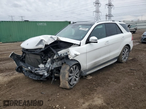 2018 Mercedes-Benz GLE 350 with VIN 4JGDA5HB2JB076077, listed as a Copart auction lot 51544465 with 49,969 mi miles and Salvage Title. Bid and sale history available at DreamBid. Image 1.
