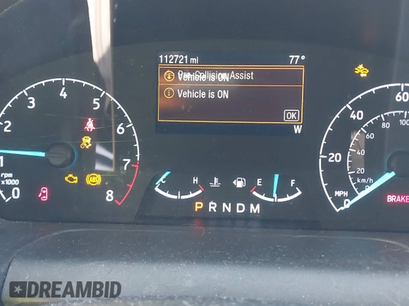 2020 Ford Transit Cargo with VIN 1FTYE1Y8XLKB80973, listed as a IAAI auction lot 41707281 with 112,721 mi miles and . Bid and sale history available at DreamBid. Image 7.