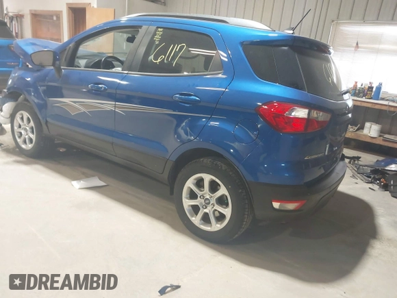 2018 Ford EcoSport SE with VIN MAJ6P1UL9JC224471, listed as a IAAI auction lot 41986117 with 55,914 mi miles. Bid and sale history available at carsss.com. Image 3.
