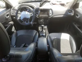 2021 Jeep Compass Latitude with VIN 3C4NJCBB5MT555862, listed as a Copart auction lot 56327265 with 74,842 mi miles and Salvage title. Bid and sale history available at DreamBid. Image 8.