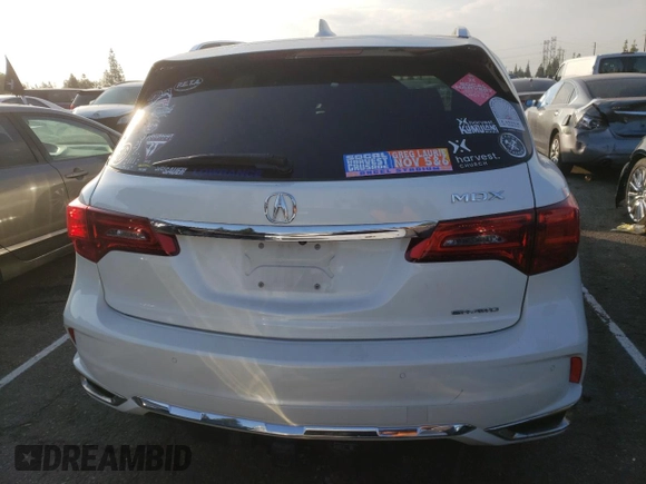 2019 Acura MDX w/Advance Pkg with VIN 5J8YD4H85KL013127, listed as a Copart auction lot 68181052 with 75,825 mi miles. Bid and sale history available at carsss.com. Image 6.