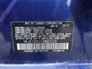 2024 Subaru Impreza RS with VIN JF1GUHJC9R8221028, listed as a Copart auction lot 72903664 with 29,249 mi miles and Salvage Title. Bid and sale history available at carsss.com. Image 15.