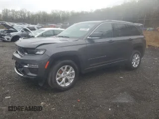 2023 Jeep Grand Cherokee Limited with VIN 1C4RJGBG3PC544444, listed as a Copart auction lot 51910505 with 36,923 mi miles and Salvage title. Bid and sale history available at DreamBid. Image 1.