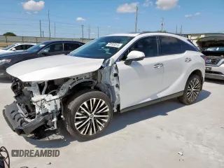 2024 Lexus RX 350h с VIN 2T2BBMCA0RC045937, выставлен на аукционе Copart как лот 60165815 с пробегом 16 702 миль миль и Списание • Salvage title. История ставок и продаж доступна на DreamBid. Изображение 1.