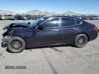 2012 Infiniti M37 with VIN JN1BY1AP6CM330079, listed as a Copart auction lot 77770814 with 117,479 mi miles and Salvage Title. Bid and sale history available at carsss.com. Image 1.