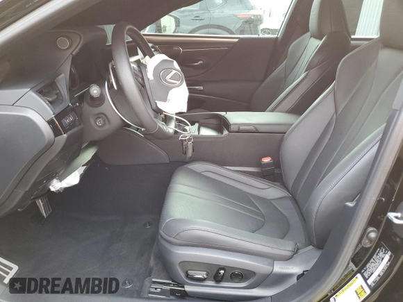 2024 Lexus ES 300h with VIN 58ABA1C15RU043954, listed as a Copart auction lot 44977915 with 9,880 mi miles and Salvage title. Bid and sale history available at DreamBid. Image 7.