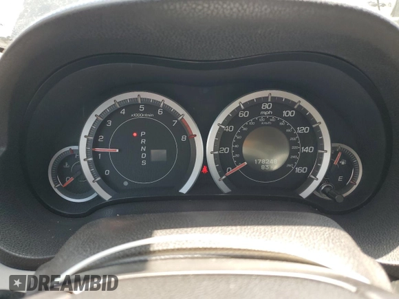 2009 Acura TSX with VIN JH4CU26639C032878, listed as a Copart auction lot 58761235 with 178,248 mi miles and Salvage title. Bid and sale history available at DreamBid. Image 9.