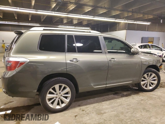 2010 Toyota Highlander Hybrid with VIN JTEBW3EHXA2039378, listed as a Copart auction lot 87693835 with 81,365 mi miles and Salvage Title. Bid and sale history available at carsss.com. Image 3.