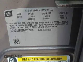 2011 Buick LaCrosse CX with VIN 1G4GA5ED8BF177203, listed as a IAAI auction lot 42282735 with 148,499 mi miles and . Bid and sale history available at DreamBid. Image 9.