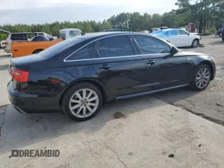 2014 Audi A6 Prestige with VIN WAUHGAFC2EN061122, listed as a Copart auction lot 57228545 with 100,234 mi miles and Salvage title. Bid and sale history available at DreamBid. Image 3.