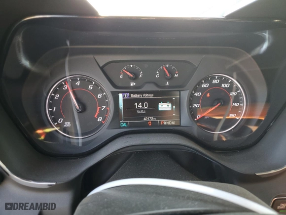 2018 Chevrolet Camaro 2LT with VIN 1G1FD1RS8J0121054, listed as a Copart auction lot 73581274 with 42,172 mi miles and Salvage Title. Bid and sale history available at carsss.com. Image 9.
