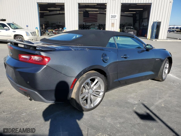 2017 Chevrolet Camaro 2LT with VIN 1G1FD3DX1H0138982, listed as a Copart auction lot 89146105 with 44,855 mi miles and Salvage Title. Bid and sale history available at carsss.com. Image 3.