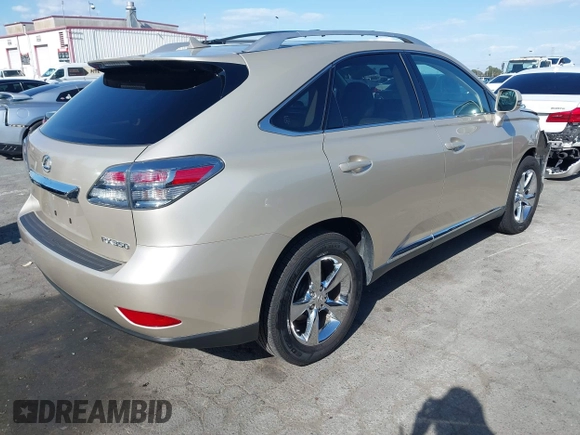 2012 Lexus RX 350 with VIN JTJZK1BA8C2413092, listed as a IAAI auction lot 41970309 with 85,560 mi miles and . Bid and sale history available at DreamBid. Image 4.