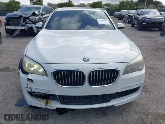 2014 BMW 7 Series 740i with VIN WBAYA6C53ED144195, listed as a IAAI auction lot 41720500 with 123,776 mi miles and . Bid and sale history available at DreamBid. Image 12.