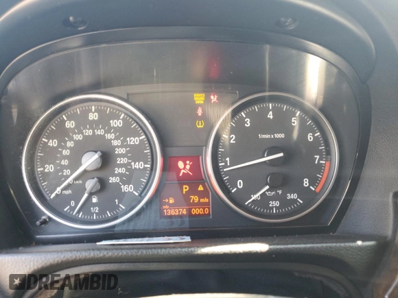 2008 BMW 3 Series 328i with VIN WBAWR33548P152467, listed as a Copart auction lot 71190064 with 136,374 mi miles and Salvage Title. Bid and sale history available at carsss.com. Image 9.