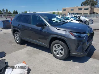 2023 Toyota RAV4 LE with VIN 2T3F1RFVXPC347423, listed as a IAAI auction lot 42478000 with 26,161 mi miles and . Bid and sale history available at DreamBid. Image 1.