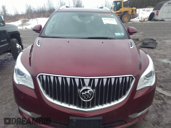 2015 Buick Enclave Leather with VIN 5GAKVBKD9FJ224801, listed as a IAAI auction lot 41737679 with 100,115 mi miles and . Bid and sale history available at carsss.com. Image 12.