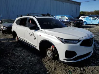 2022 Acura MDX Type S w/Advance Package with VIN 5J8YD8H81NL003058, listed as a Copart auction lot 51652394 with 0 mi miles. Bid and sale history available at carsss.com. Image 4.