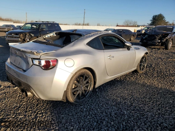 2013 Subaru BRZ Limited with VIN JF1ZCAC13D1612935, listed as a Copart auction lot 43124465 with 47,821 mi miles and Salvage Title. Bid and sale history available at carsss.com. Image 3.