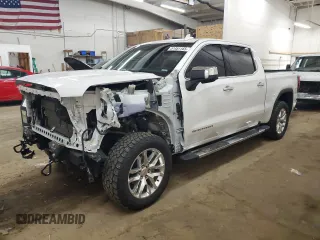 2021 GMC Sierra 1500 SLT z VIN 3GTU9DEL5MG431971, wystawiony jako Copart lot #51451165 z przebiegiem 51 933 mil mil oraz Szkoda całkowita • Salvage title. Historia ofert i sprzedaży dostępna na DreamBid. Obrazek 1.