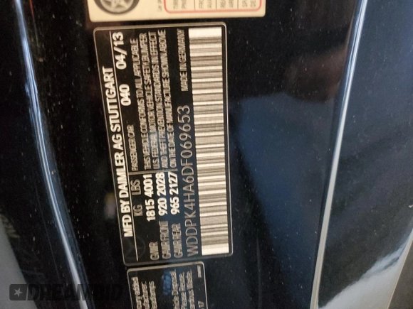 2013 Mercedes-Benz SLK 250 z VIN WDDPK4HA6DF069653, wystawiony jako Copart lot #63466965 z przebiegiem 147 749 mil mil oraz Szkoda całkowita • Salvage title. Historia ofert i sprzedaży dostępna na DreamBid. Obrazek 12.