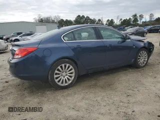 2011 Buick Regal CXL RL6 with VIN W04GU5GC9B1008105, listed as a Copart auction lot 47742665 with 77,717 mi miles and Salvage Title. Bid and sale history available at carsss.com. Image 3.