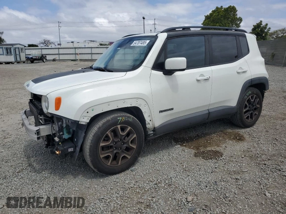 2017 Jeep Renegade Latitude с VIN ZACCJABBXHPF52688, выставлен на аукционе Copart как лот 54787485 с пробегом 100 566 миль миль и Списание • Salvage title. История ставок и продаж доступна на DreamBid. Изображение 1.