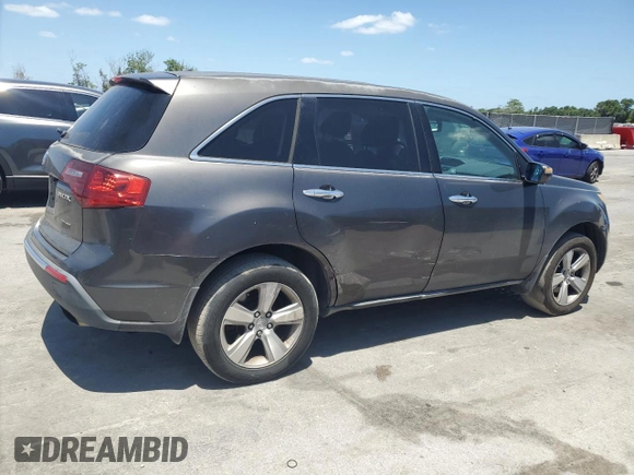 2011 Acura MDX with VIN 2HNYD2H26BH518826, listed as a Copart auction lot 55130215 with 235,227 mi miles and Salvage Title. Bid and sale history available at carsss.com. Image 3.